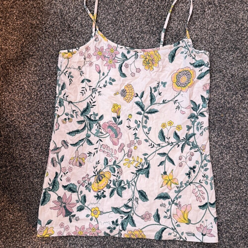 Loft Outlet - Floral women's strappy tank - size large